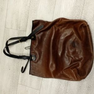Coach Brown Leather Tote Bag